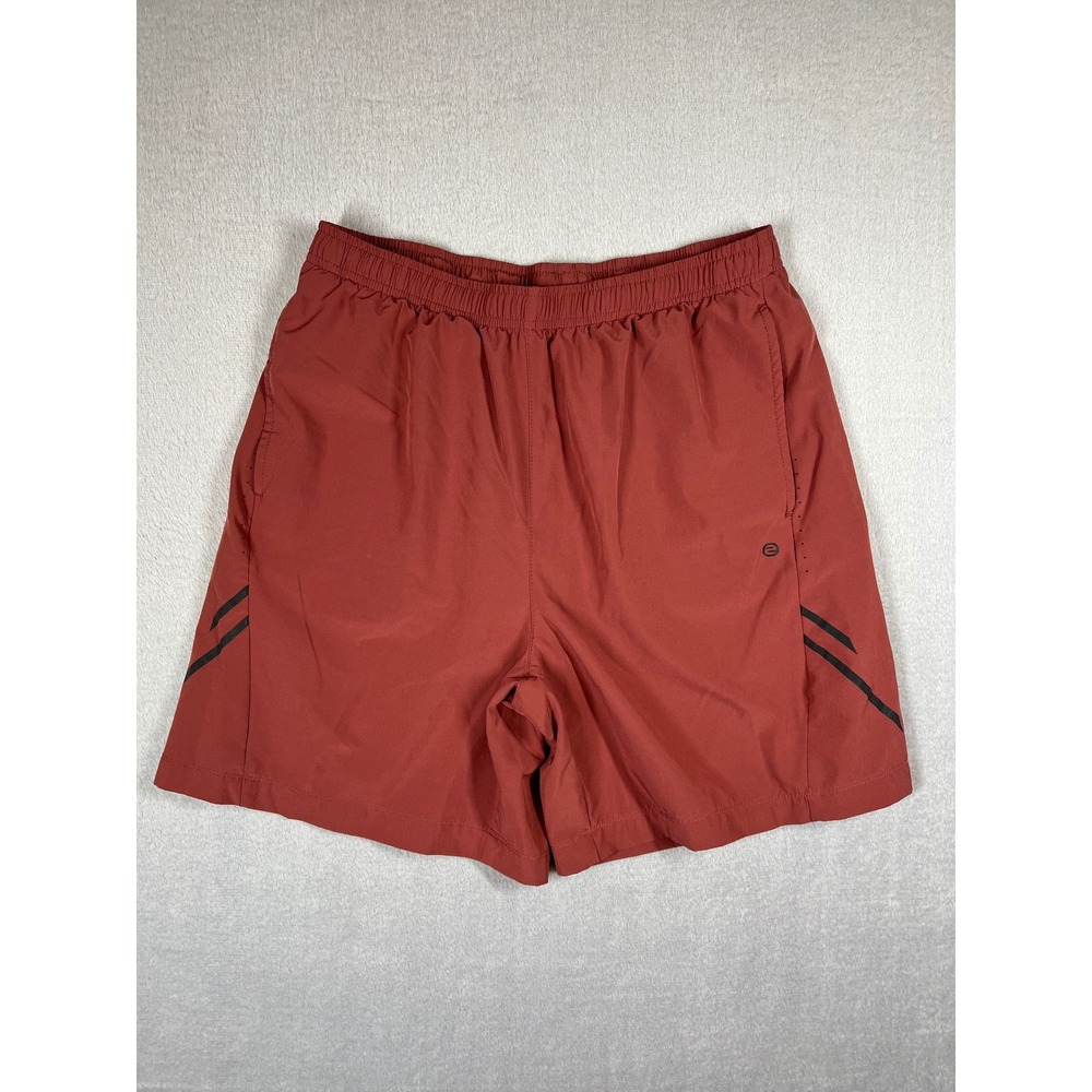 Etonic Mens Athletic Training Running Shorts Rust Size Large 6 Inch Inseam